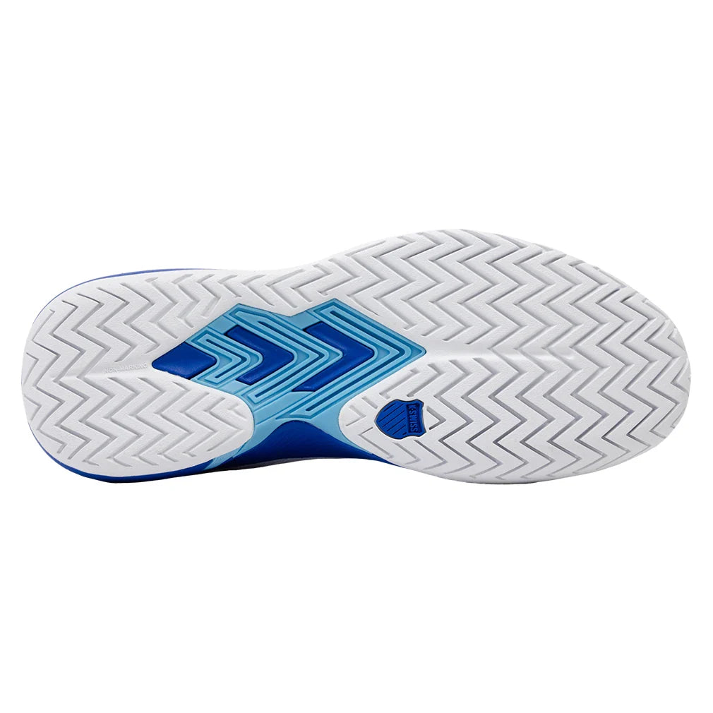 Men's Ultrashot Light Tennis Shoes White and Dazzling Blue