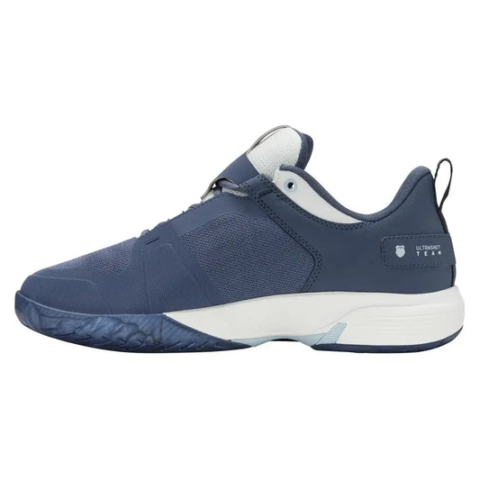 Men's Ultrashot Team Tennis Shoes Vintage Indigo and Blanc de Blanc