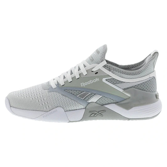 Unisex Nano Court Training Shoes Grey and White