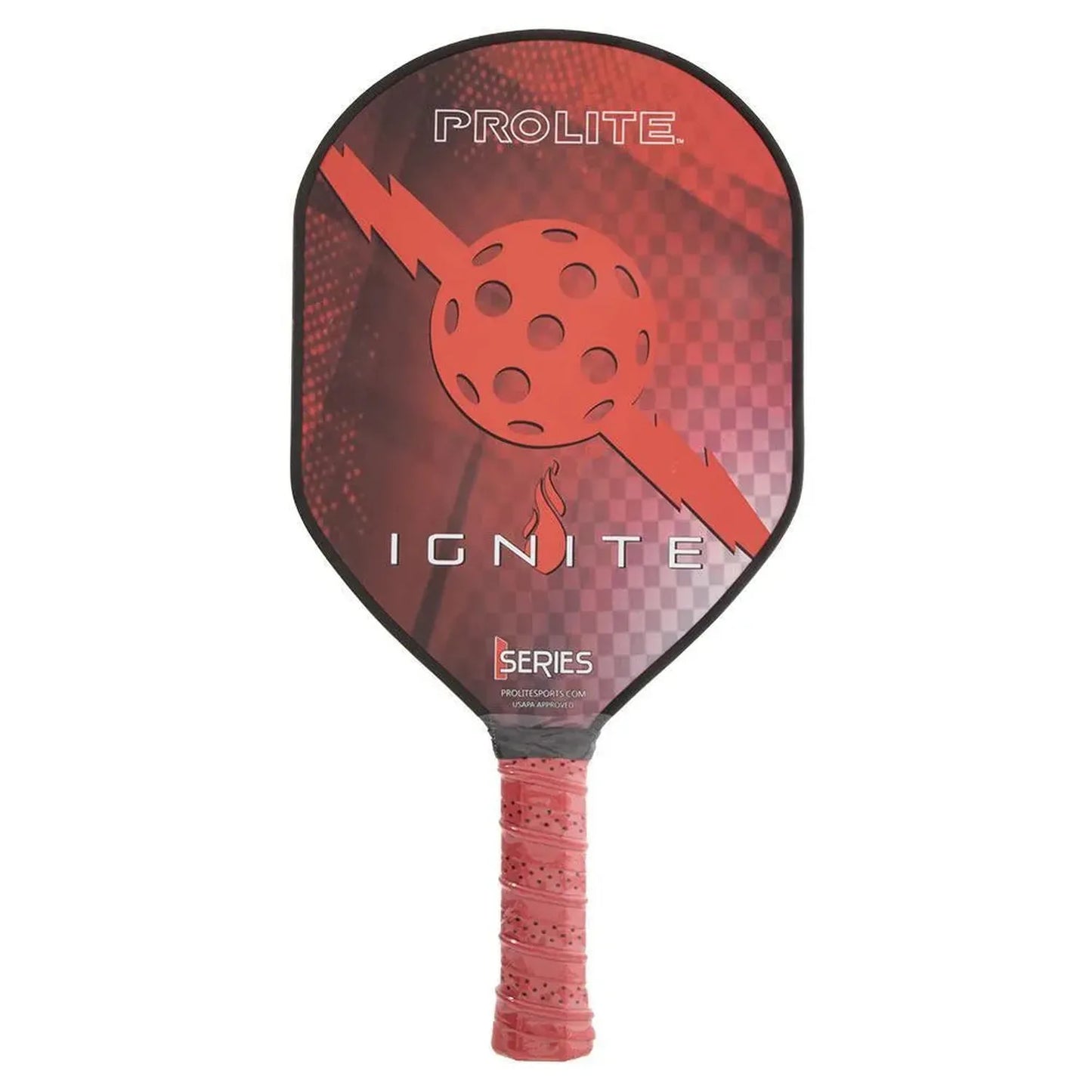 Ignite Hybrid – I-Series Pickleball Paddle-Racquets-Prolite-101122-RED-L-Tennis Express
