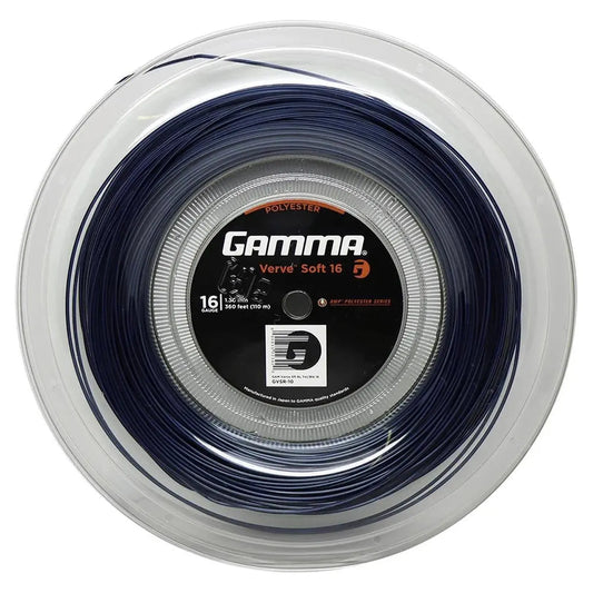 Verve Soft 360 Feet Tennis String Reel-Strings-Gamma-101481-BLUEBK-L-Tennis Express