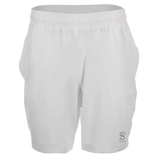 Men's SB Sport Game 7 Inch Tennis Short White-Apparel-Sofibella-101616-DEFAULT-L-Tennis Express