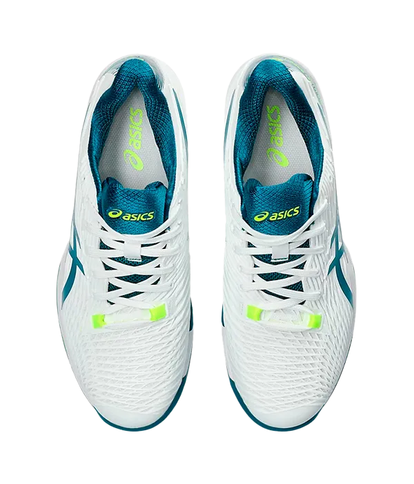 Padel Shoes Asics Solution Speed FF Clay White/Restful Teal