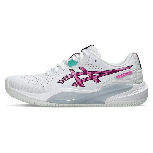 Men's GEL-Challenger 15 Clay Tennis Shoes White and Digital Sakura