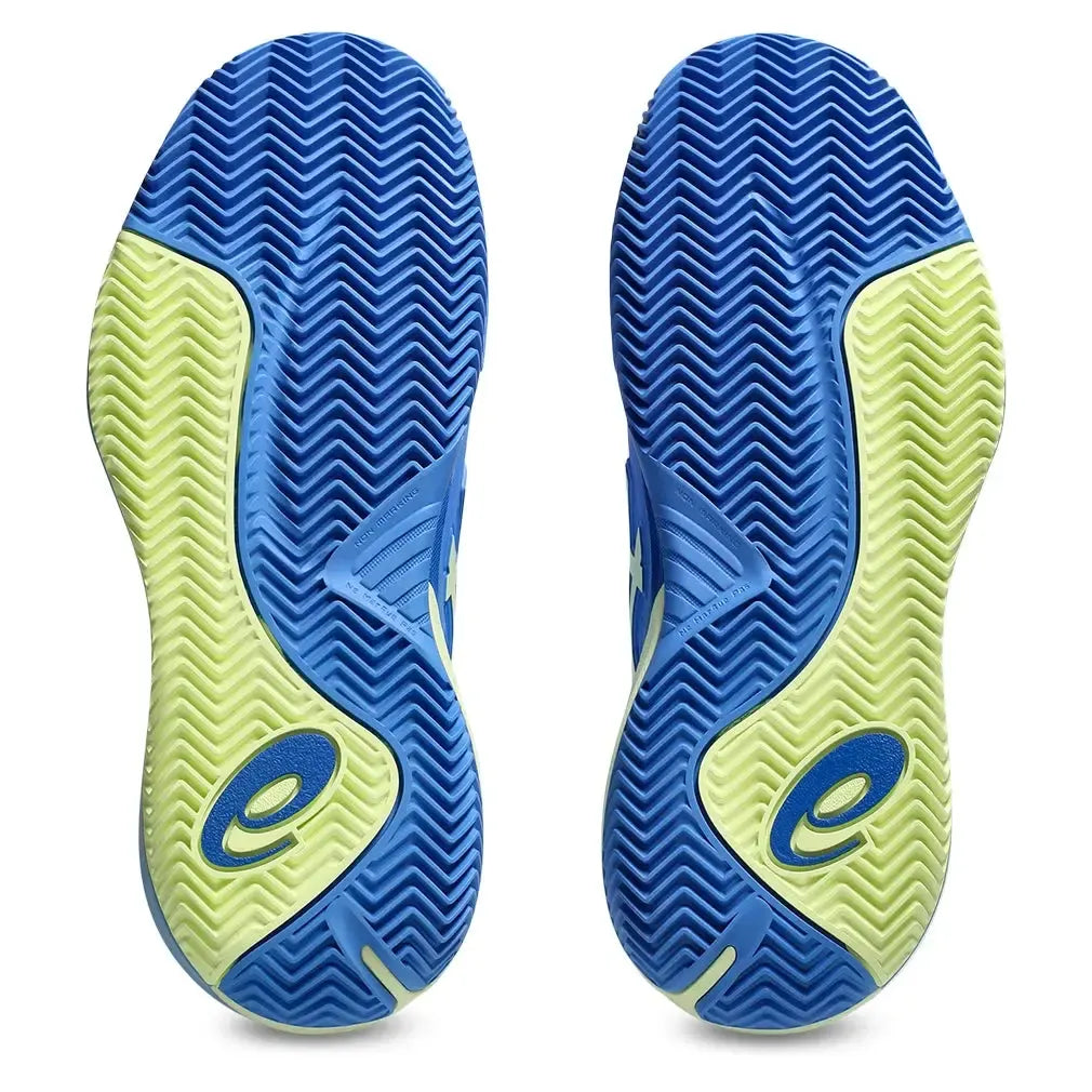 Women's GEL-Resolution X Clay Tennis Shoes Blue Coast and Huddle Yellow