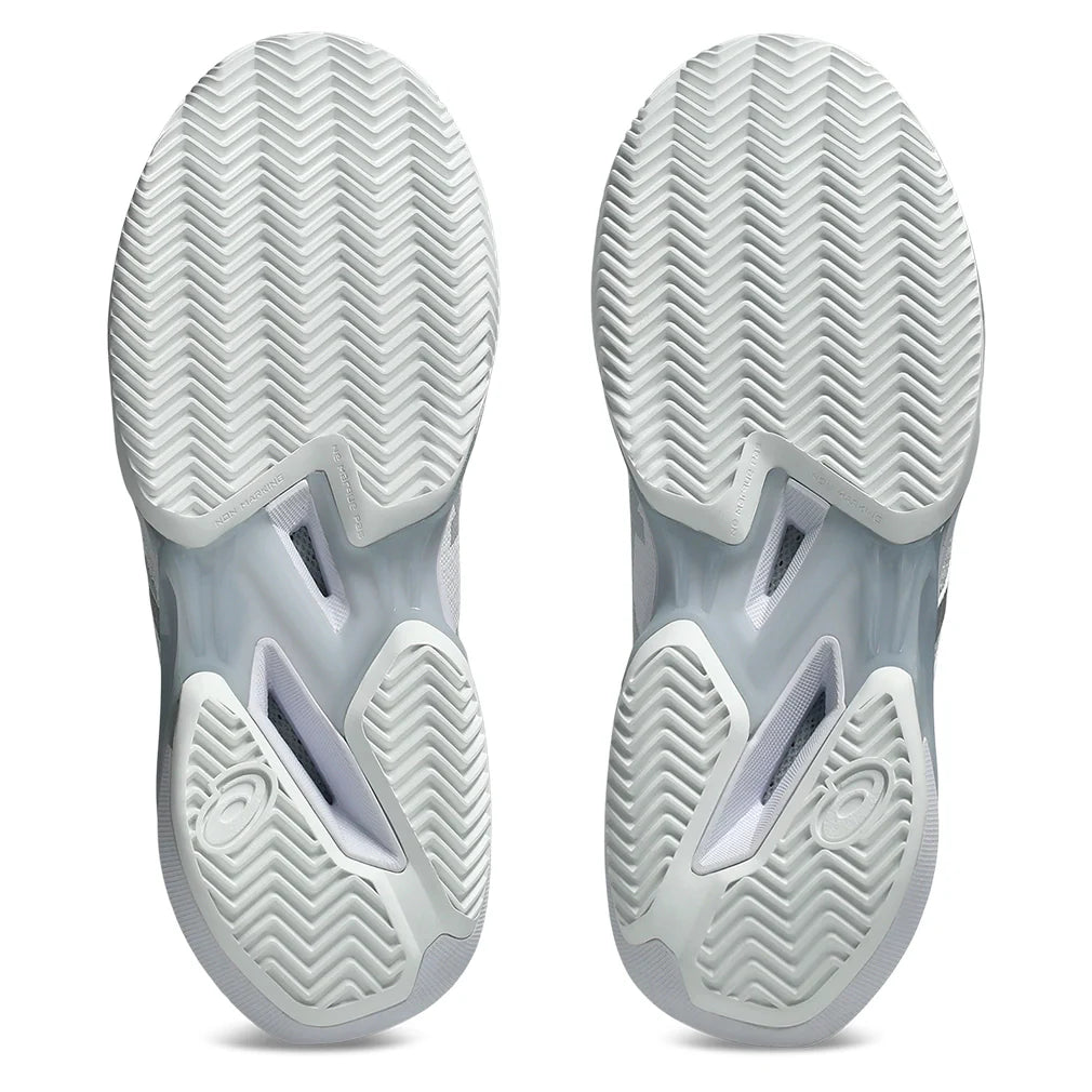 Women's Solution Speed FF 4 Clay Tennis Shoes White and Pure Silver