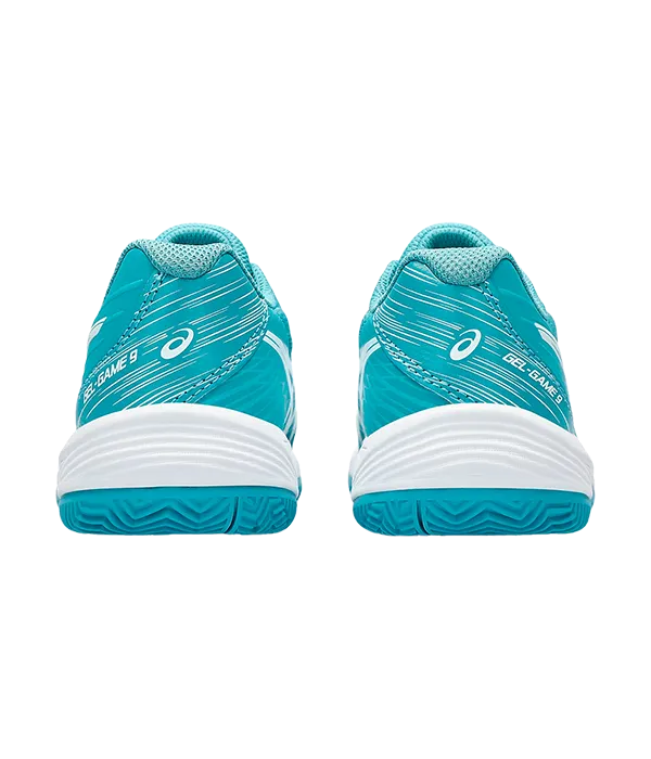Padel Shoes Asics Gel-Game 9 GS Clay/OC Kids Gris Blue/White