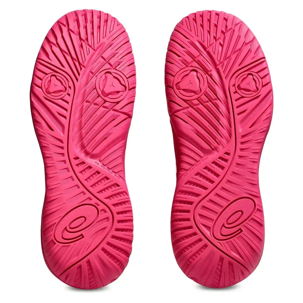 Juniors' GEL-Resolution X GS Tennis Shoes Bright Rose and Cream