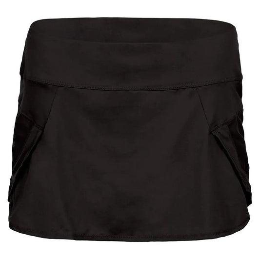 Women's Team Pulse Wave Tennis Skort-Apparel-Lucky In Love-107748-001_BLACK-L-Tennis Express