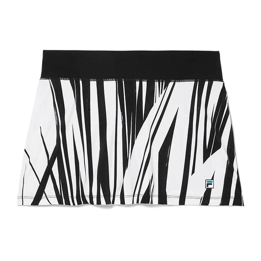 Women's La Finale A-Line Tennis Skort-Apparel-Fila-108724-002_SHATTERED_BLACK-L_b7be7168-ba19-414e-93f5-d28cbbc2e5cd-Tennis Express