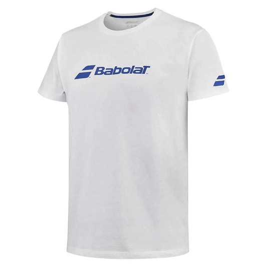 Men's Exercise Babolat Tennis Tee-Apparel-Babolat-112773-1000_WHITE-L-Tennis Express