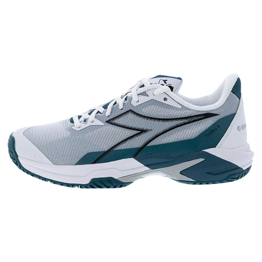 Men's Trofeo 4 AG Tennis Shoes White and Black