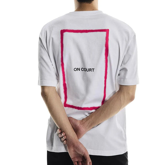 Men's Club Graphic Tennis Top White