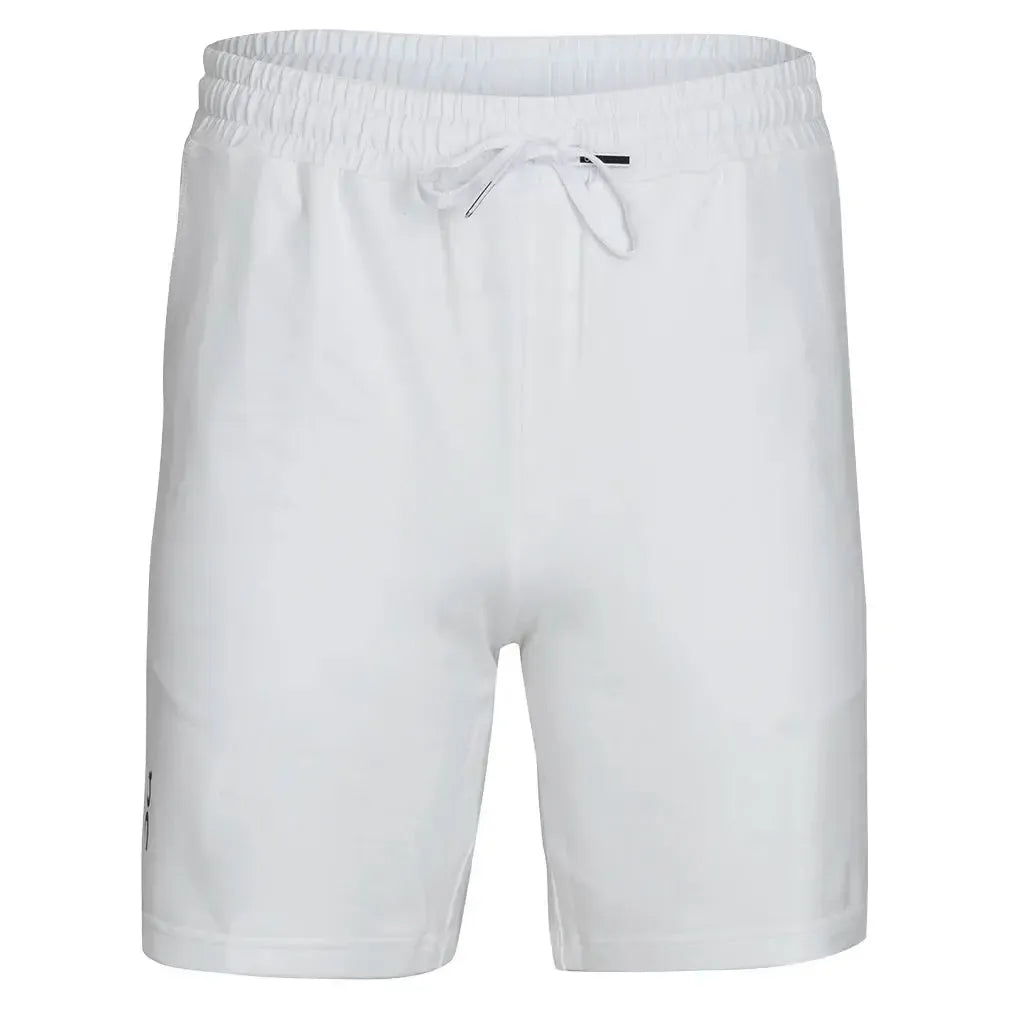 Men's Courtside 8 Inch Tennis Shorts White