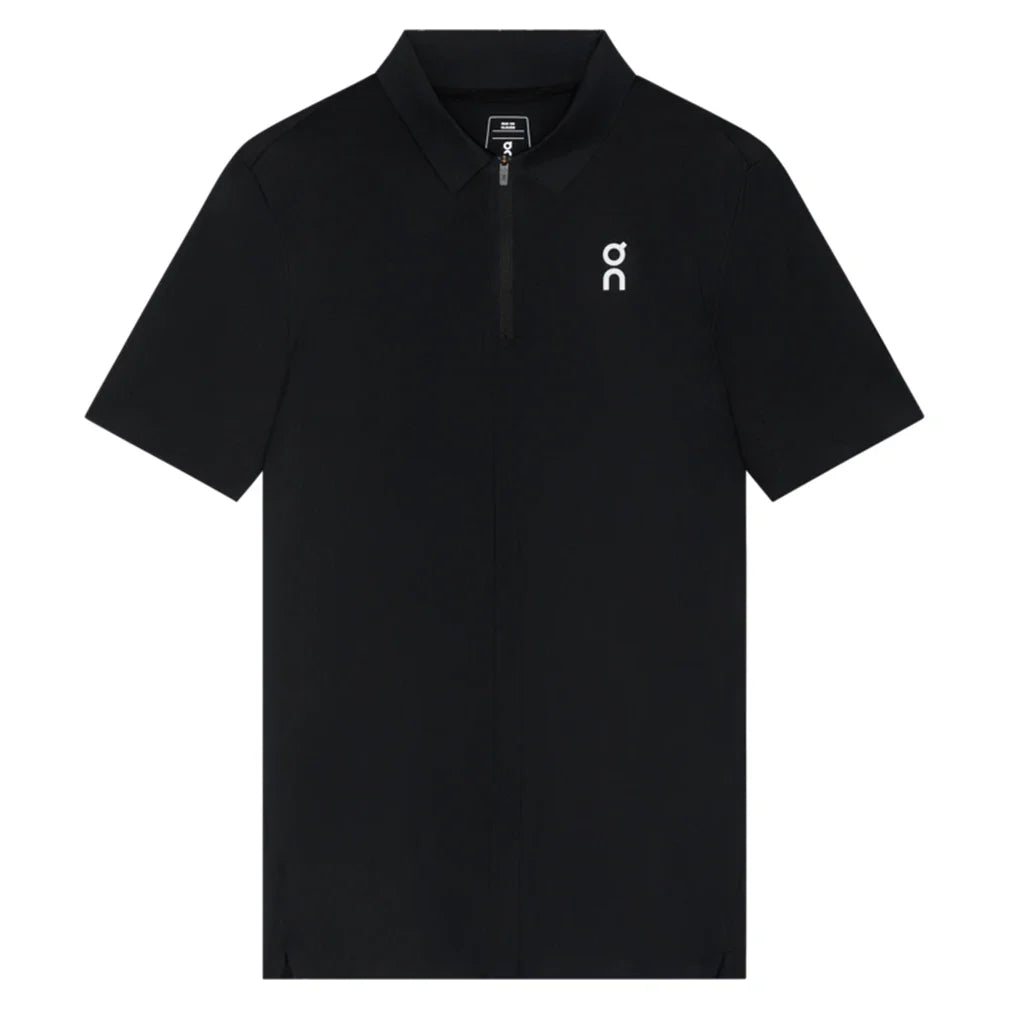 Men's Court Tennis Polo-Apparel-On-1MG10160-Black-Tennis Express