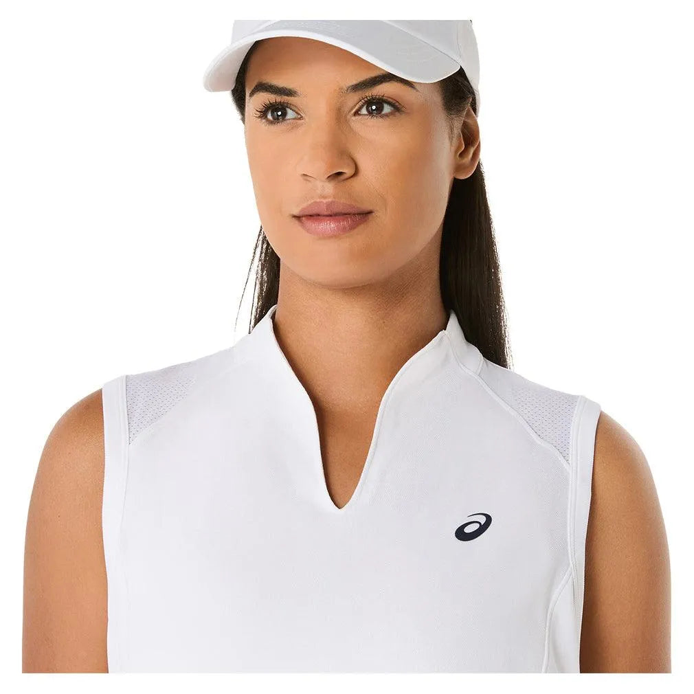 Women's Court Tennis Tank Brilliant White