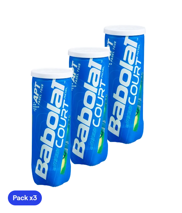 Balls Babolat Court Padel (Pack x3)