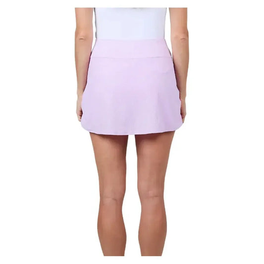 Women's 13 Inch Tennis Skort Degrade Dots and Lavender