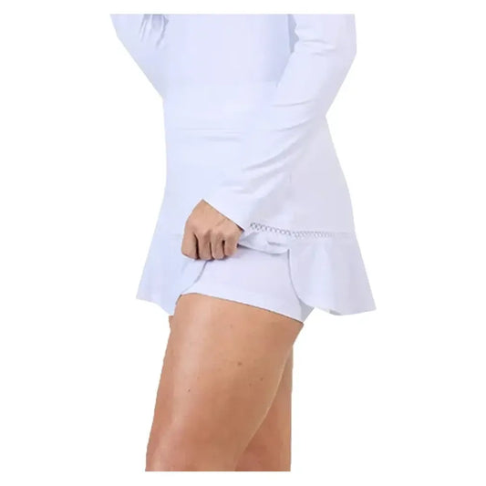 Women's 13 Inch Tennis Skort White