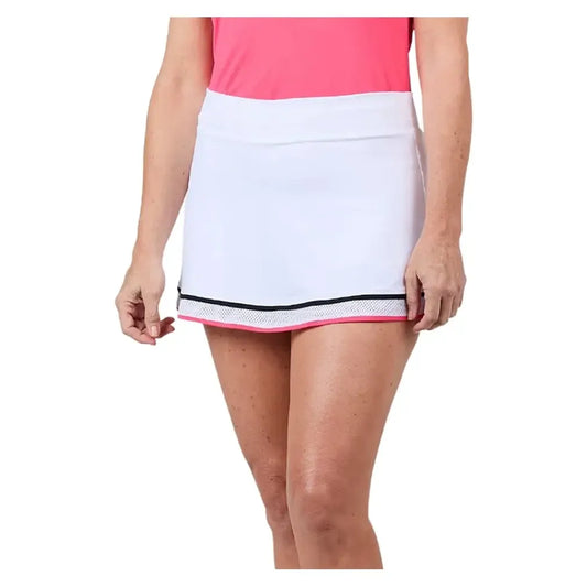 Women's 13 Inch Tennis Skort White