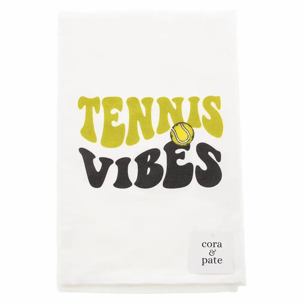Tennis Vibes Tea Towel