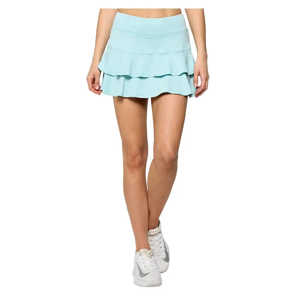 Women's Match 13 Inch Tennis Skort Pastel Blue