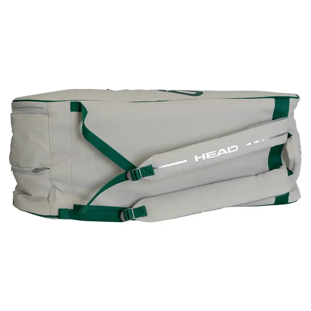 Arthur Ashe Tennis Racquet Bag L Off White and Green