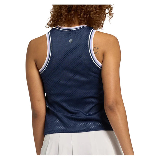 Women's Varsity 2.0 Tennis Tank Dark Navy and Mulitcolor