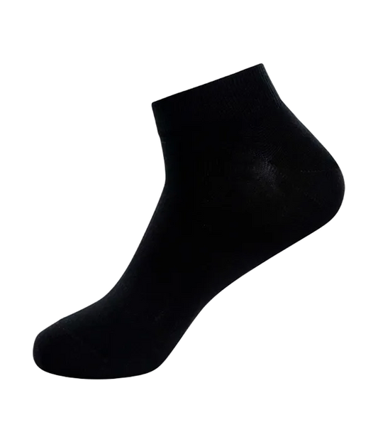 Socks Lacoste Cortos Negro (Pack x3)