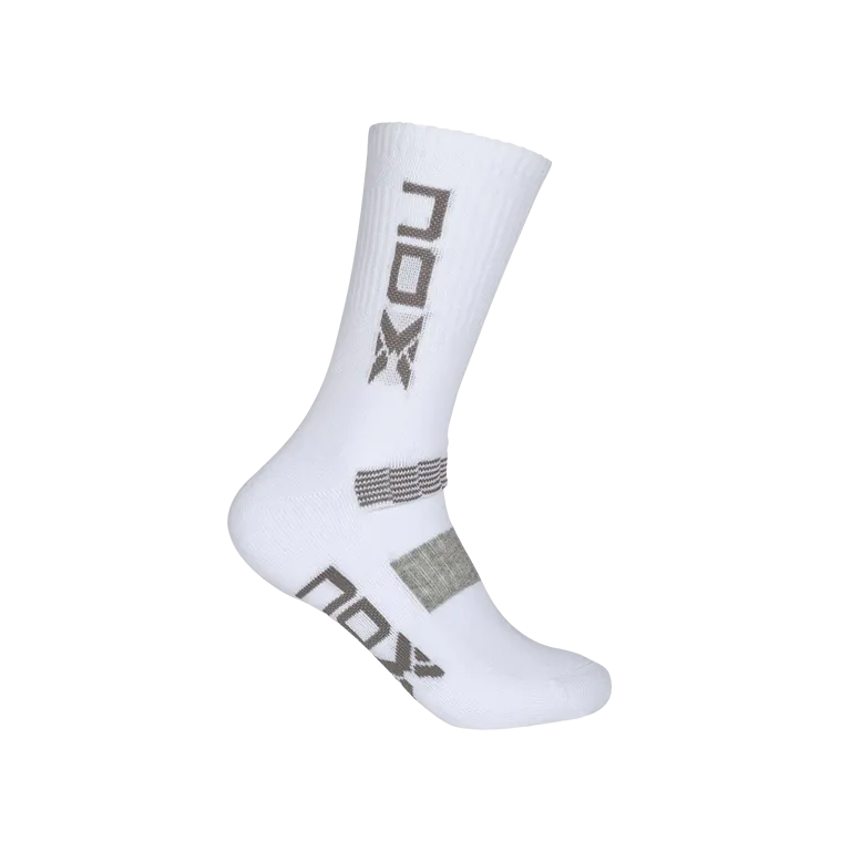 Socks NOX Serie Pro Blanco/Gris