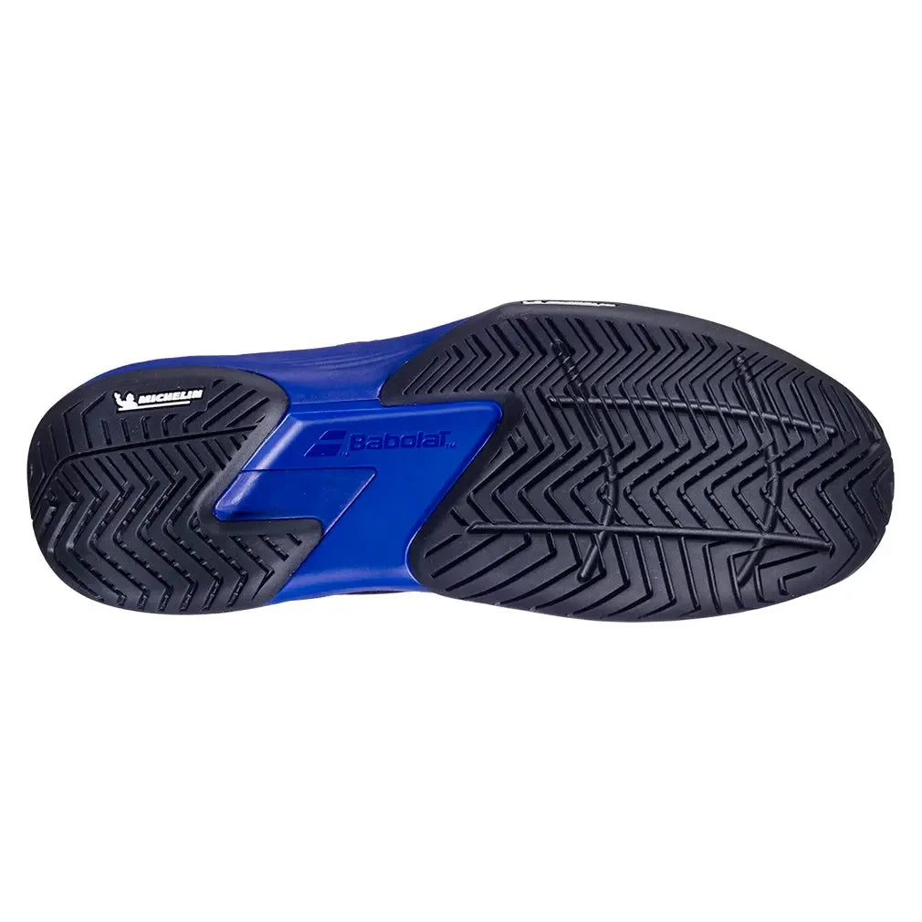Men's SFX 4 All Court Tennis Shoes Black and Dark Blue