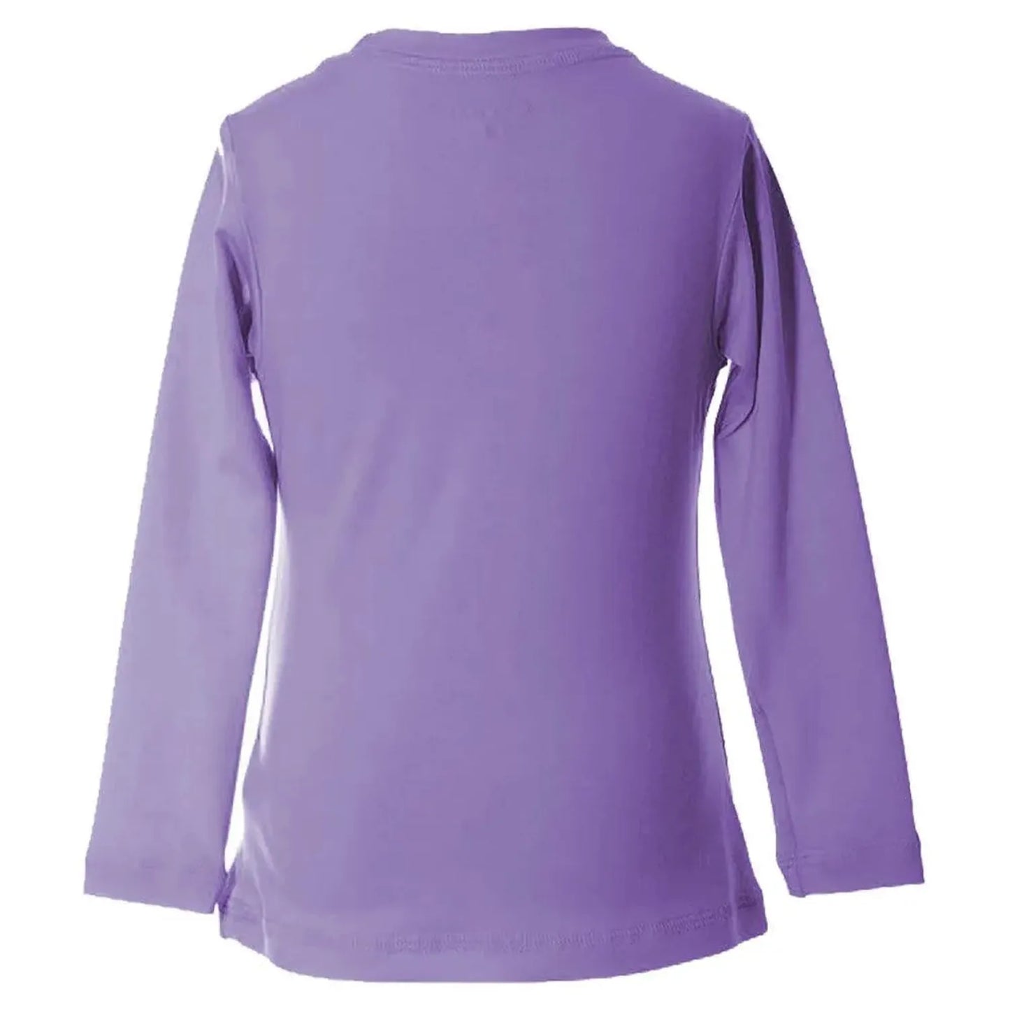 Girls' UV Colors Long Sleeve Tennis Top Amethyst