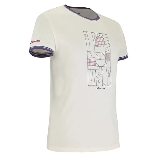 Men's 150 Cotton Tennis Tee Cannoli Cream
