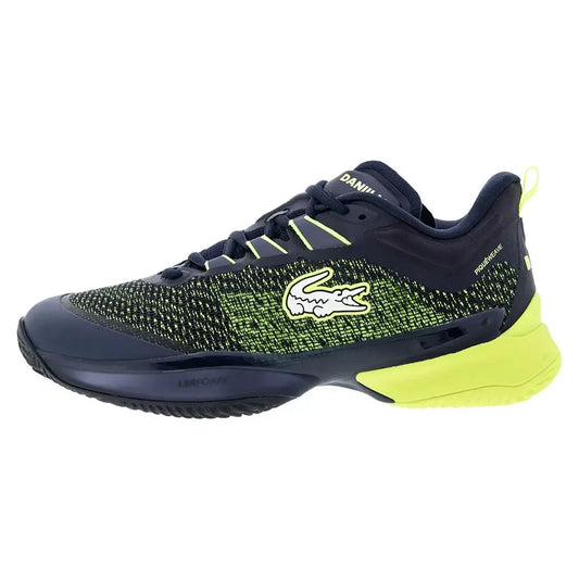 Men's Daniil Medvedev AG-LT23 Ultra Clay Tennis Shoes Navy and Yellow