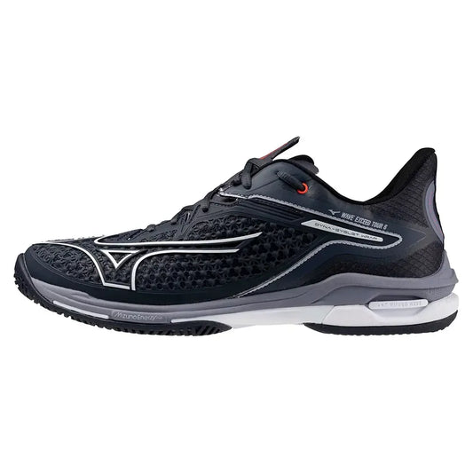 Men's Wave Exceed Tour 6 AC Tennis Shoes Odyssey Grey and White