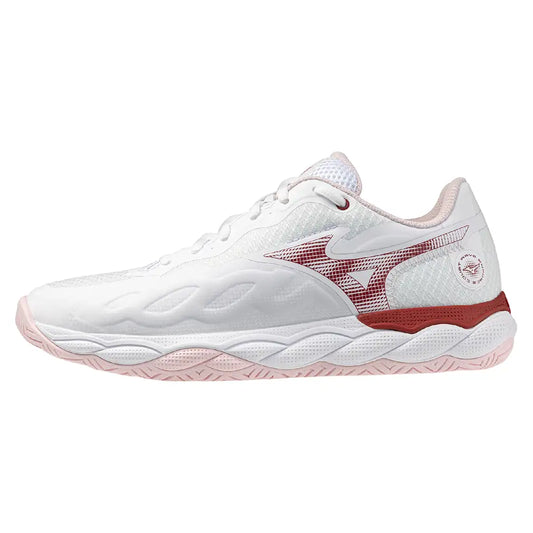 Women's Wave Enforce Court AC Tennis Shoes White and Pinkesque