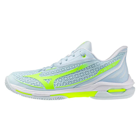 Women's Wave Exceed Tour 7 AC Tennis Shoes Ice Water and Lightning Yellow