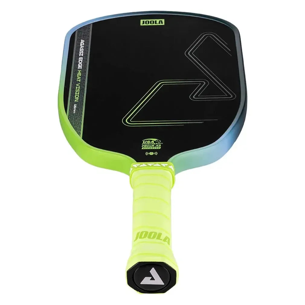 Agassi Edge Heat Vision 16mm Pickleball Paddle Gradient Green