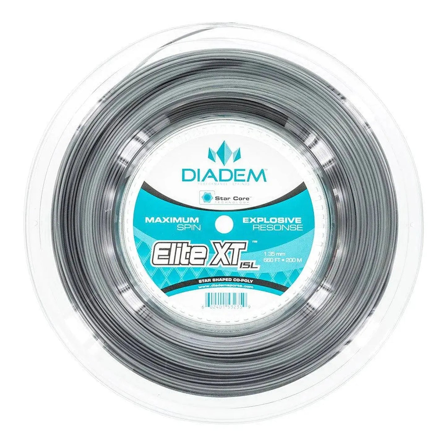 Elite XT Tennis String Reel Black-Strings-Diadem-61976-DEFAULT-L-Tennis Express