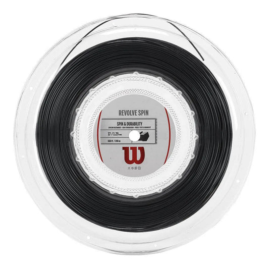Revolve Spin Tennis String Reel-Strings-Wilson-65318-BLACK-L-Tennis Express