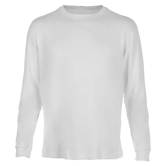 Men's SB Sport Classic Fit Long Sleeve Tennis Crew White-Apparel-Sofibella-8016WHT-U22-1-Tennis Express