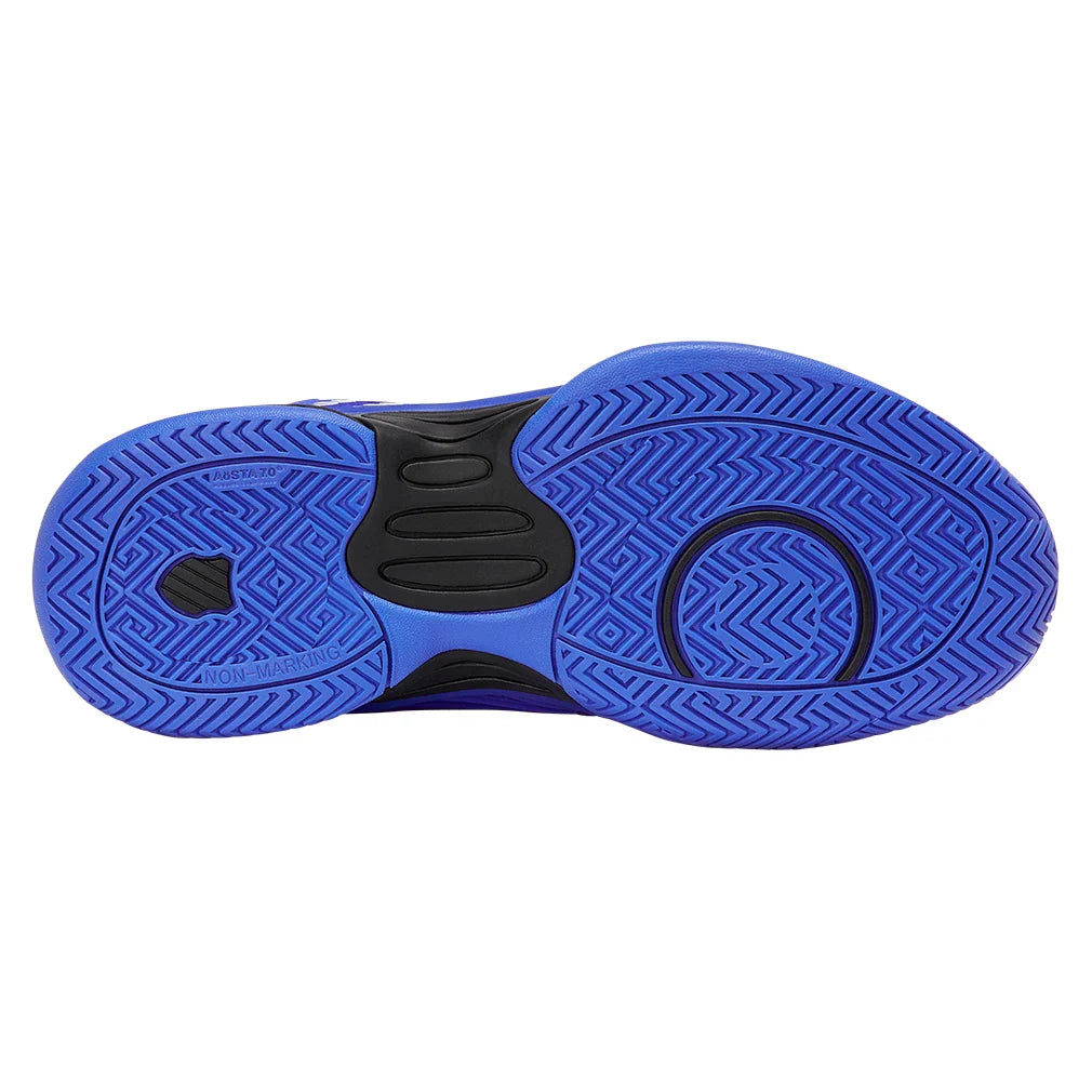 Juniors' Hypercourt Express 3 Tennis Shoes Dazzling Blue and Black