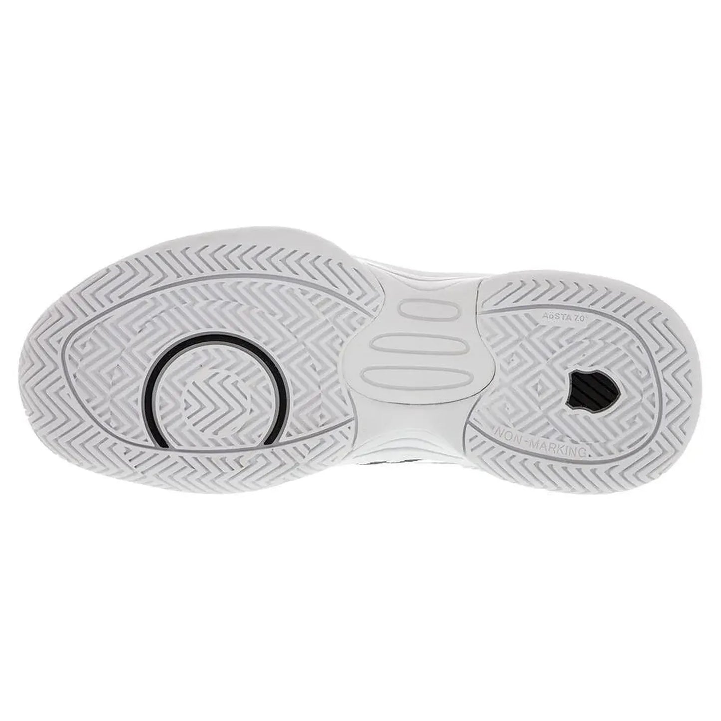 Juniors' Hypercourt Express 2 Tennis Shoes White and Black
