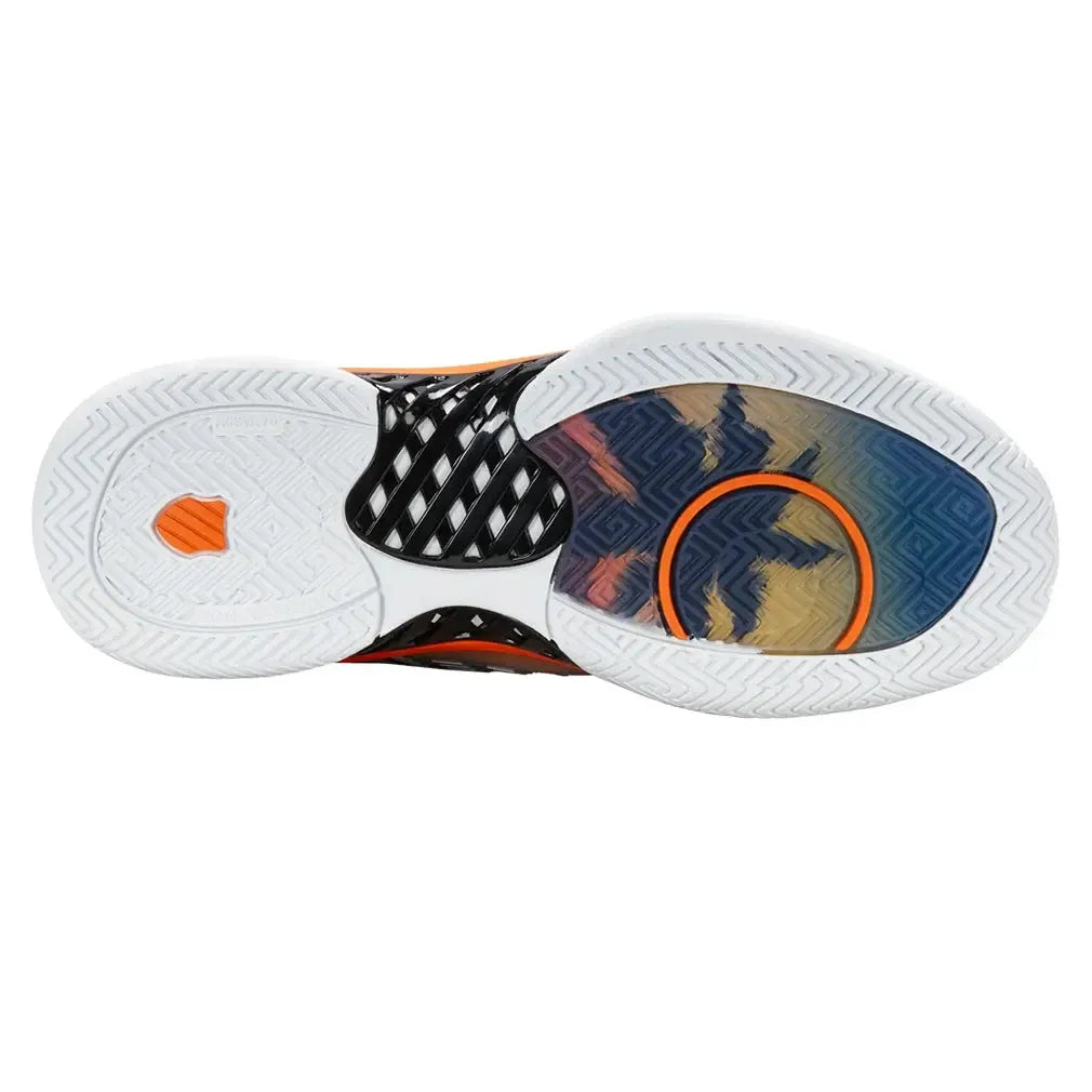 Juniors' Hypercourt Express 2 Tennis Shoes Blue Opal and Black