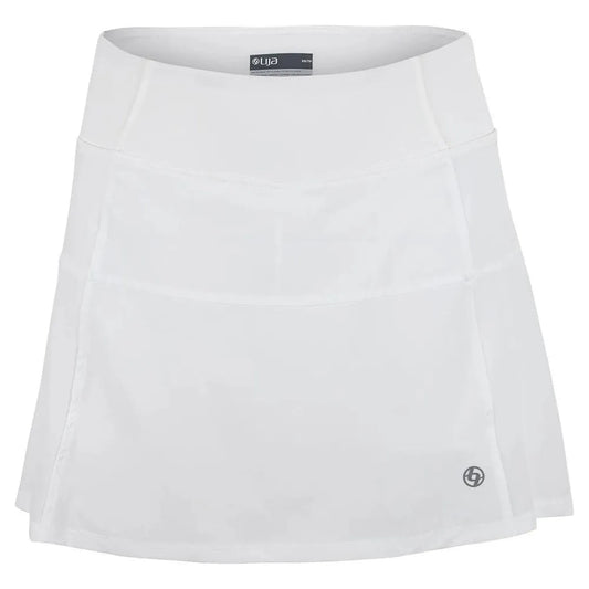 Women's Deuce Tennis Skort-Apparel-Lija-91297-WHITE-L-Tennis Express