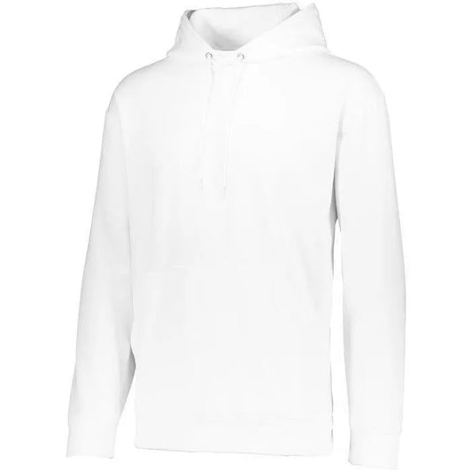 Youth Wicking Fleece Hoodie-Apparel-Augusta-92368-005_WHITE-L-Tennis Express