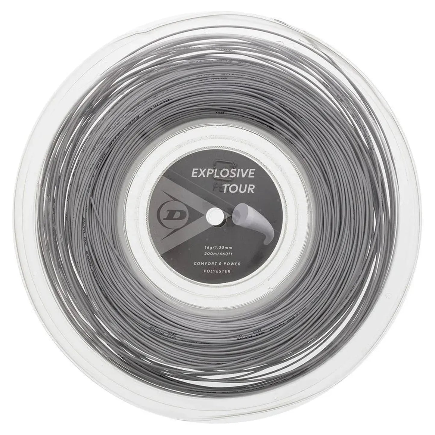 Explosive Tour Silver 17G Tennis String Reel-Strings-Dunlop-93448-DEFAULT-L-Tennis Express