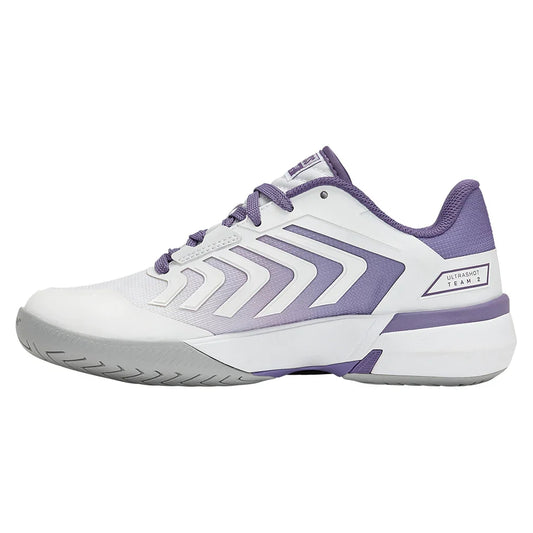 Women's Ultrashot Team 2 Tennis Shoes White and Purple Haze