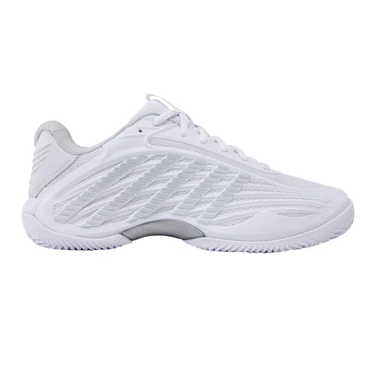 Women's Hypercourt Express 3 Clay Tennis Shoes White and Dawn Blue