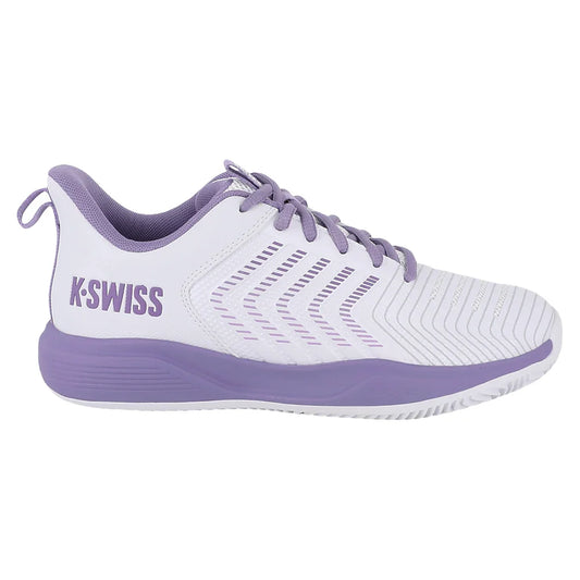 Women's Ultrashot Light Tennis Shoes White and Purple Haze